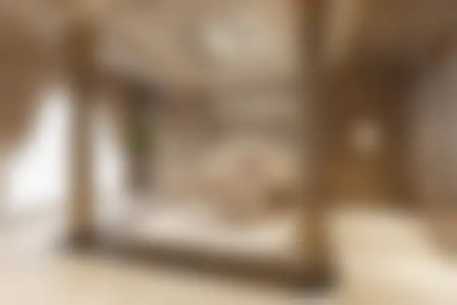 Warm elegant interior, shown blurred
