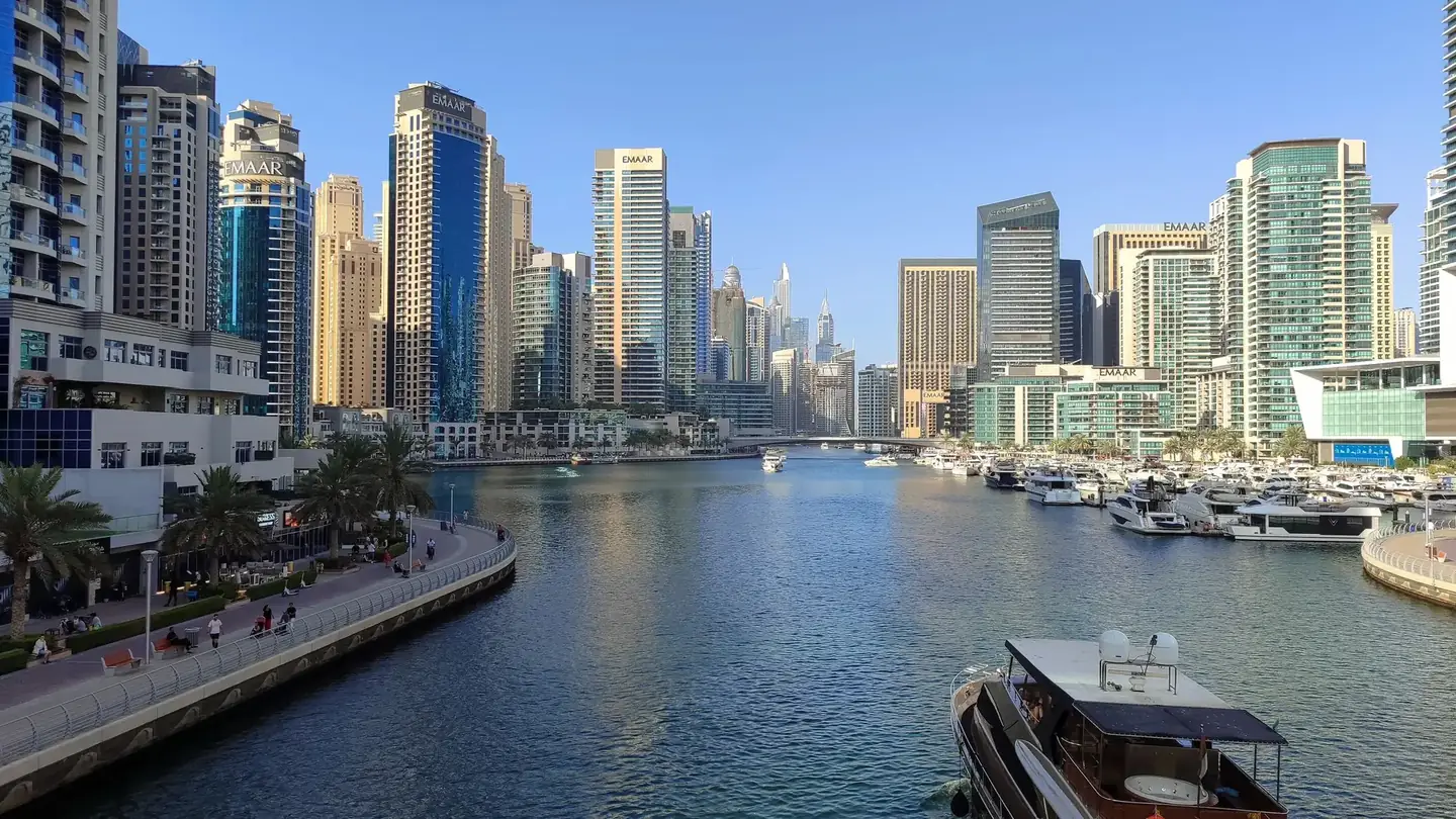 Dubai towers in daylight